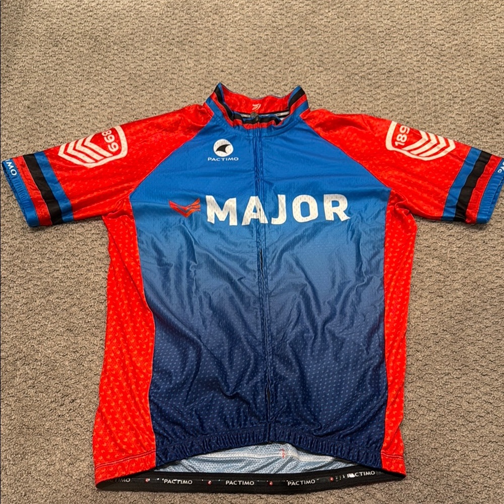 Pactimo - Vibrant Red and Blue Jersey